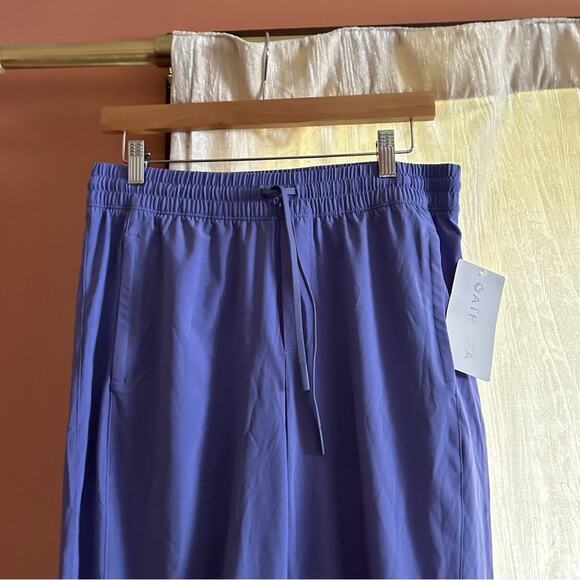 Athleta Arrival Pant Dark Adonis Blue Purple Active Pants Athleisure NWT Size 8 - Picture 4 of 8